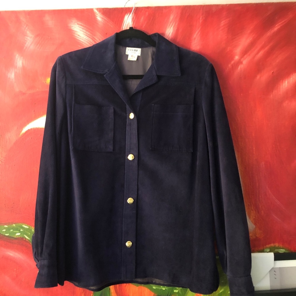 Celine vintage suede jacket